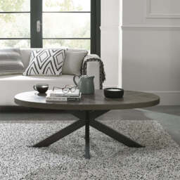 Glendale Fumed Oak Coffee Table - thumbnail 1