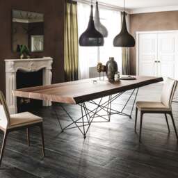 Cattelan Italia Gordon Deep Wood Dining Table - thumbnail 1