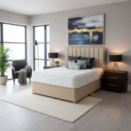 Arighi Bianchi Gene Headboard, Double / Beige
