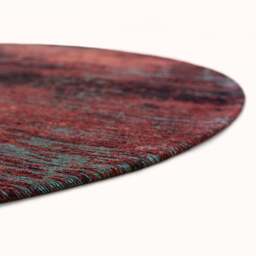 Streaks Atlantic Circle Rug, Red / 240cm Circle - thumbnail 2