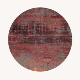 Streaks Atlantic Circle Rug, Red / 240cm Circle - thumbnail 1