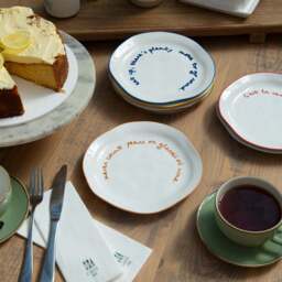"""Never count years or glasses of wine"" Orange Tableware Plate" - thumbnail 2