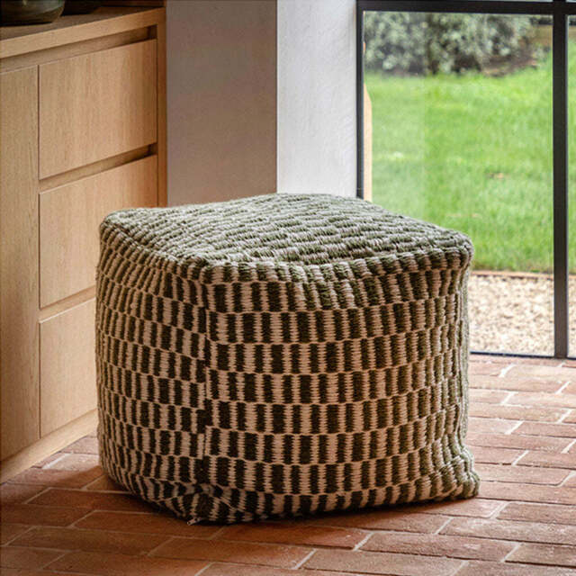 Olive Pouffe - image 1