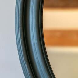 Melbourne Large Round Wall Mirror, Green - thumbnail 2