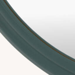 Melbourne Large Round Wall Mirror, Green - thumbnail 5