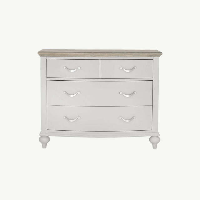 Dieppe Washed Oak & Grey 2+2 Drawer Chest - image 1