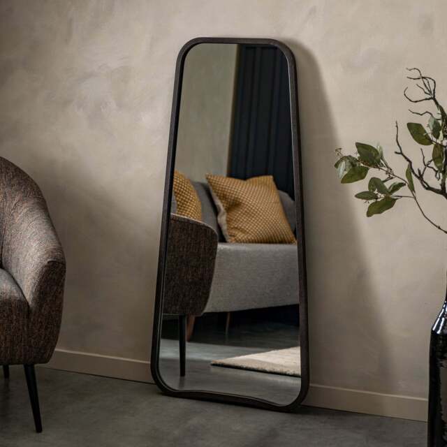 Denver Oval Crescent Leaner Mirror - image 1
