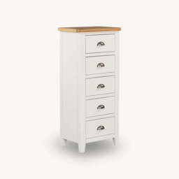 Witney 5 Drawer Narrow Chest of Drawers - thumbnail 2