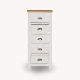 Witney 5 Drawer Narrow Chest of Drawers - thumbnail 3