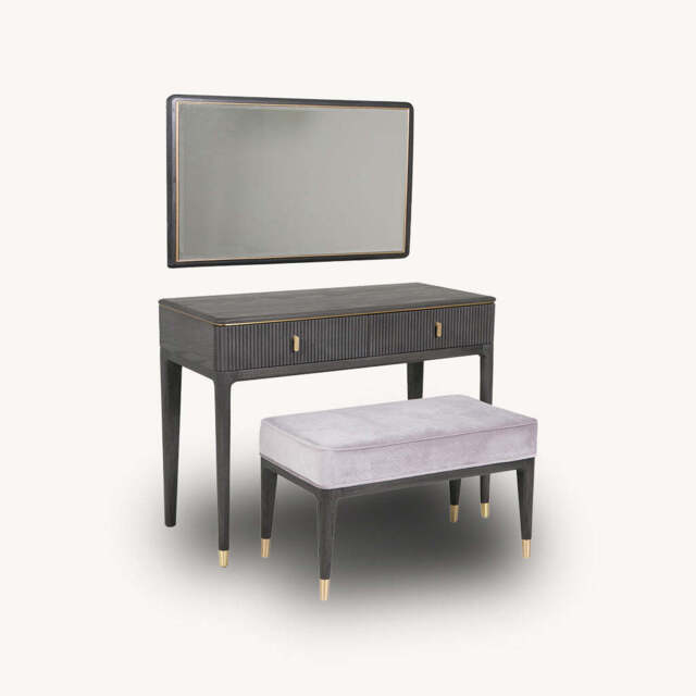 Dante Dressing Table Set, Black