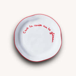 """C'est la cerise sur le gateau"" Cerise Tableware Plate" - thumbnail 5