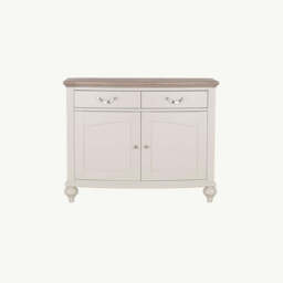 Dieppe Washed Oak & Grey Narrow Sideboard - thumbnail 4