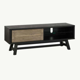 Highgate Weathered Oak Entertainment Unit - thumbnail 2