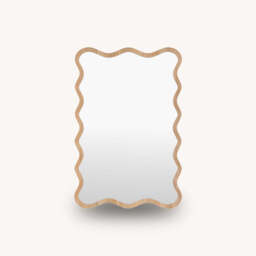 Munich Wall Mirror, Oak - thumbnail 3