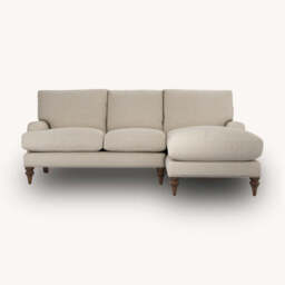 Jasmine Chaise Sofa, Right Hand Facing / Natural