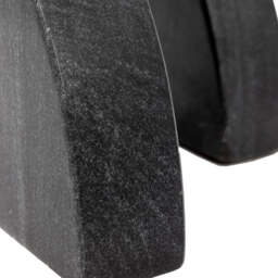 Marble Bookend Set of 2, Black - thumbnail 6