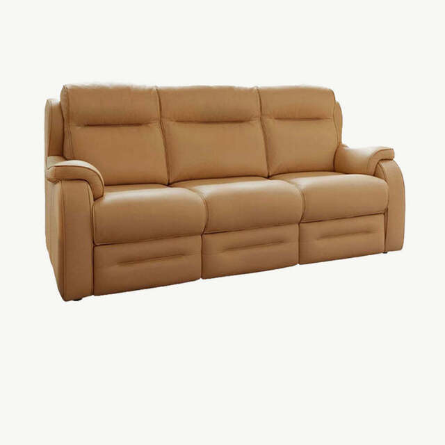 Parker Knoll Boston 3 Seater Sofa, Roma Nutmeg / Power Recliner