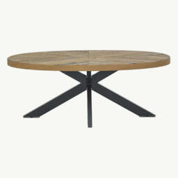 Glendale Rustic Oak Coffee Table - thumbnail 2
