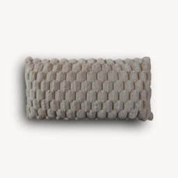 Beige Velvet Cushion - thumbnail 3