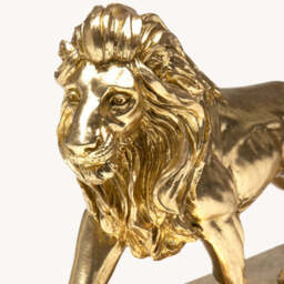 Gold Lion Deco Figurine - thumbnail 2