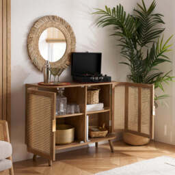 Arlington 2DR Sideboard, Oak - thumbnail 2