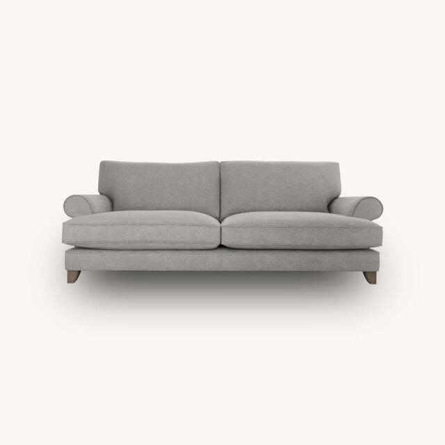 Columbine 4 Seater Sofa, Standard / Light Grey
