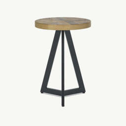 Glendale Rustic Oak Lamp Table - thumbnail 2