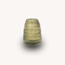Handblown Olive Vase, Small - thumbnail 5
