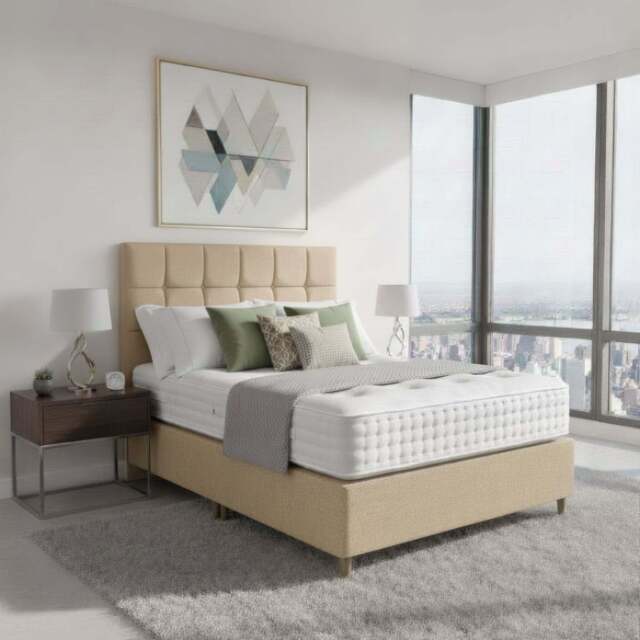 Arighi Bianchi Broadway Bed, Super King / Beige - image 1