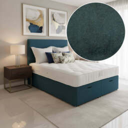 Arighi Bianchi Ottoman Prarie Bed, Double / Blue - thumbnail 2
