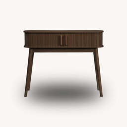 Tiffany Fluted Console Table, Walnut - thumbnail 5