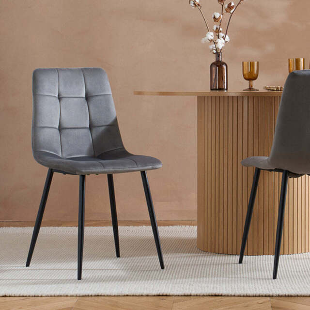 Tiffany Grey Dining Chair - image 1