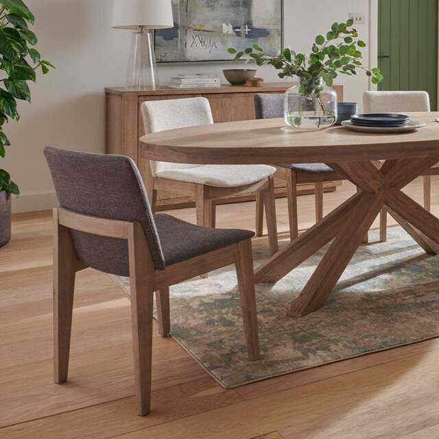 Boden Dining Chair, Dark Grey
