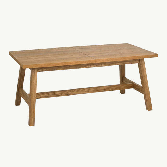Highgate Rustic Oak 177-222cm Extending Dining Table