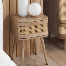 Arlington 1DR Bedside Table, Oak - thumbnail 3