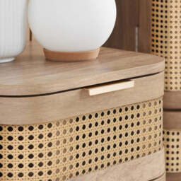 Arlington 1DR Bedside Table, Oak - thumbnail 2
