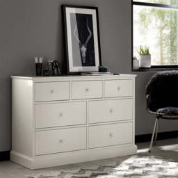 Ashburnham White 3+4 Drawer Chest