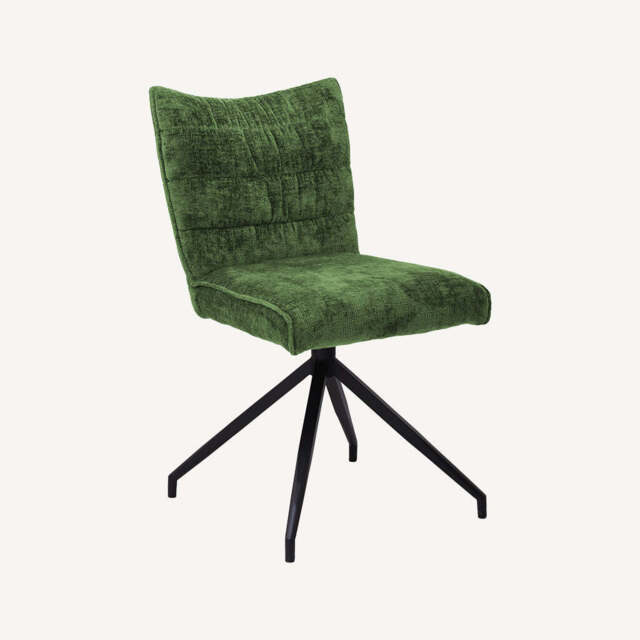 Troy Swivel Dining Chair, Green