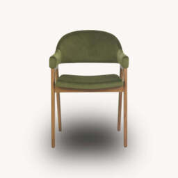 Highgate Rustic Oak Armchair, Brown - thumbnail 3