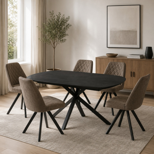 Memphis 130-190cm Extending Dining Table - image 1