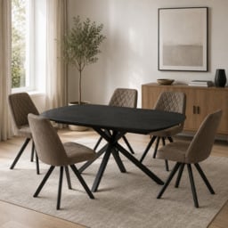 Memphis 130-190cm Extending Dining Table - thumbnail 1
