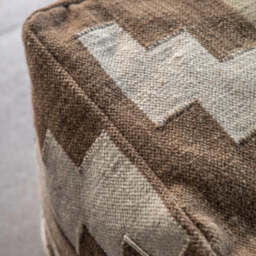 Falun Tonal Biscuit Pouffe - thumbnail 2