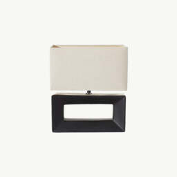 Black Block Table Lamp - thumbnail 3