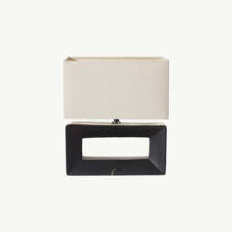 Black Block Table Lamp - thumbnail 4