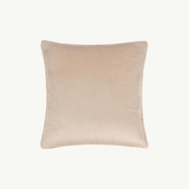 Faux Fur Cushion, Brûlée - image 1