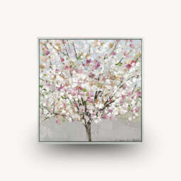 Blush Blossom Tree Framed Wall Art - thumbnail 2