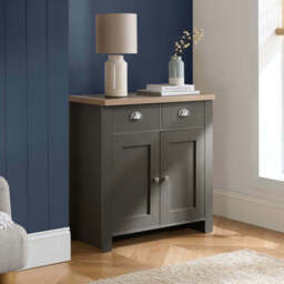 Burwick 2DR Sideboard, Dark Grey