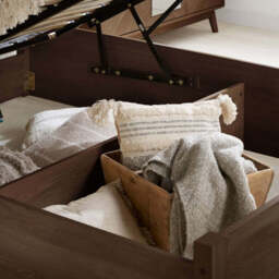 Challis Ottoman Bed, Walnut / King - thumbnail 4