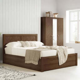 Challis Ottoman Bed, Walnut / King - thumbnail 2