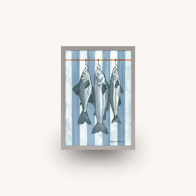Fishy & Snappy II Framed Wall Art